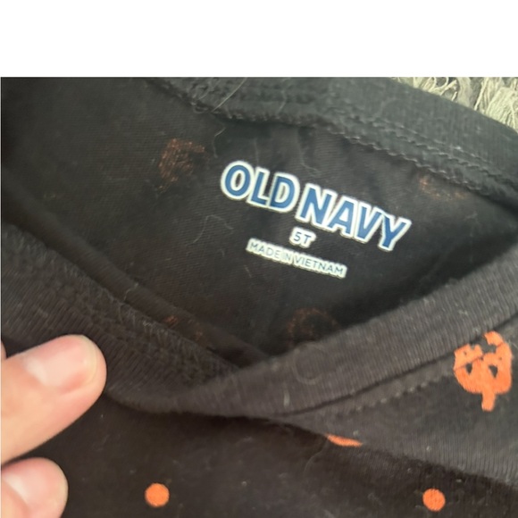 OLD NAVY NWOT Girls Black Pumpkin‎ HALLOWEEN DRESS FALL - SIZE 5T - Picture 2 of 2